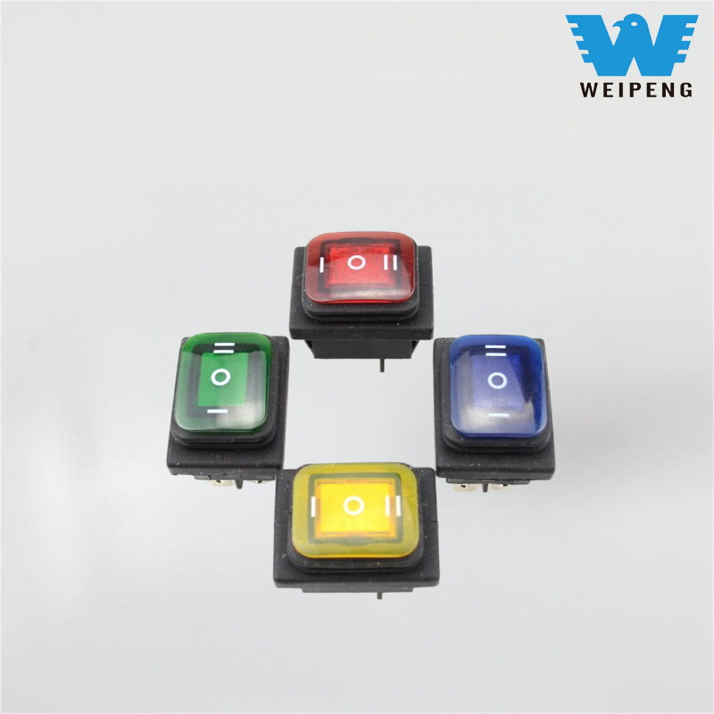CRUA agus iontaofa: Yueqing Tongda Wired Electric DPDT Rocker Switch
