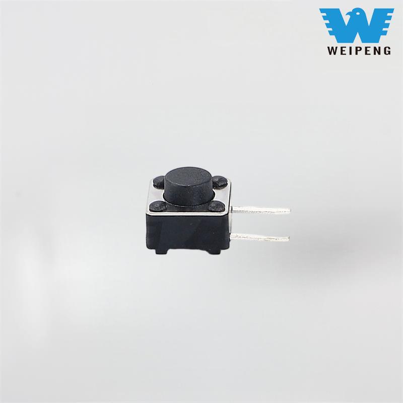 6X6mm Dromchla Mount Tactile Athraigh le Dhá Chosa