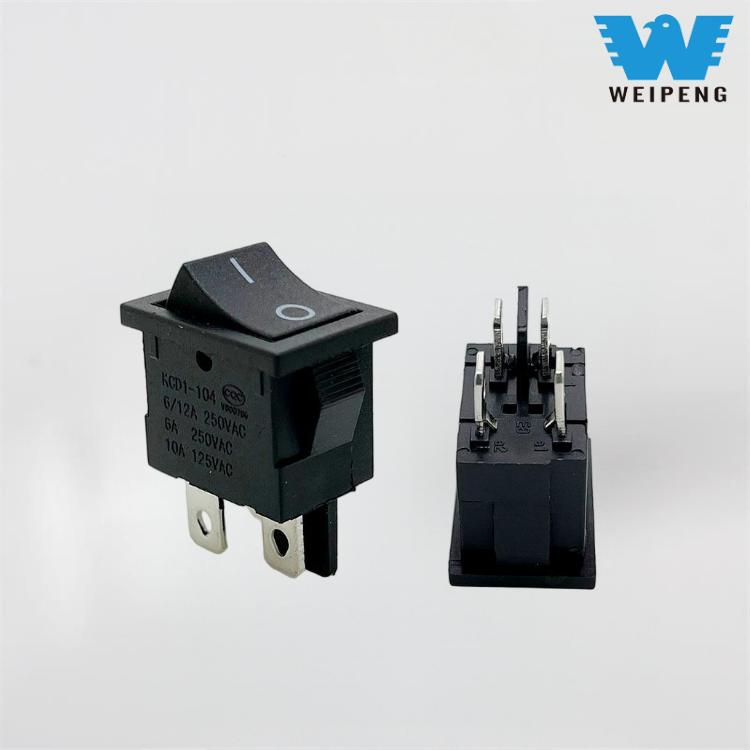 Athraigh Cineál Bád Kcd1 4-Pion 2-Suíomh Rocker Switch