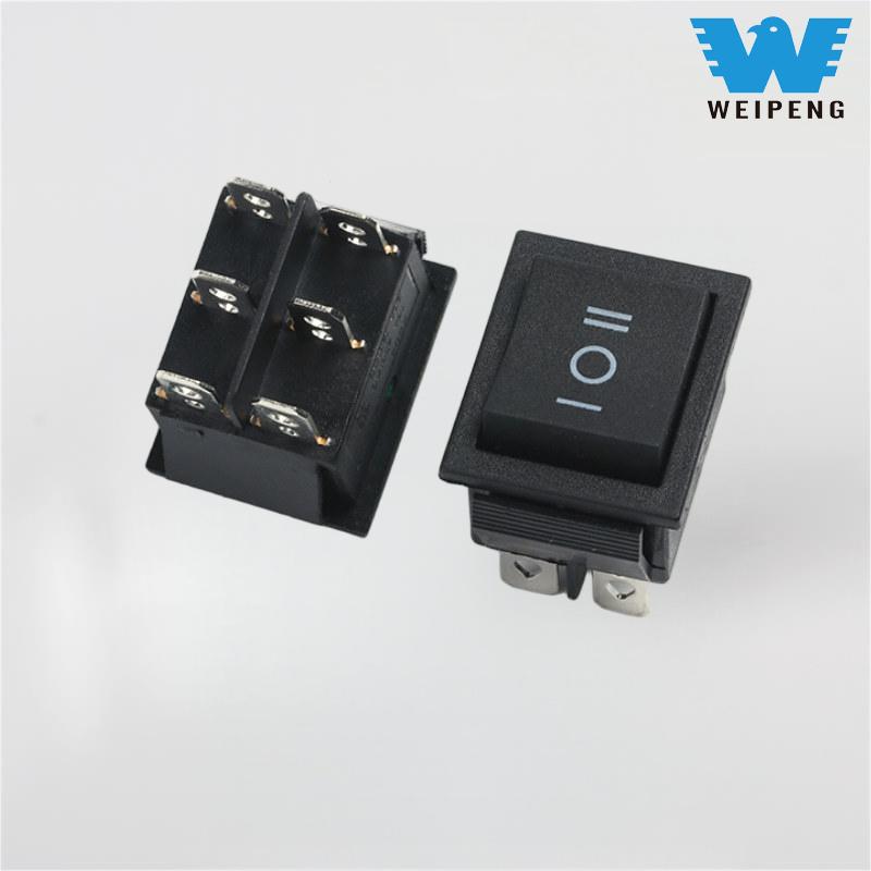 Switch Rocker Dubh KCD4 31*25mm 16A 250V