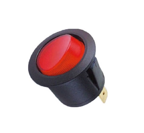 Cluiche Red Momentary Rocker Switch