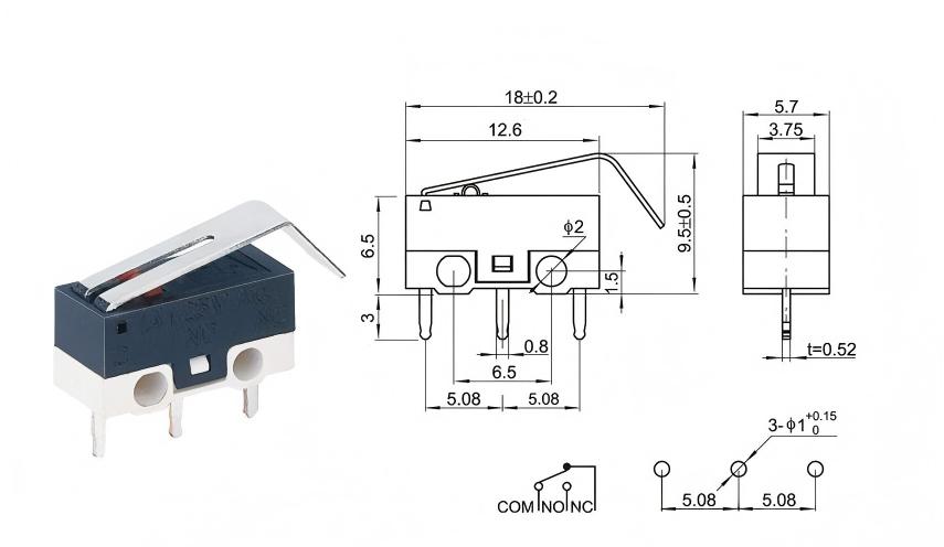Silver DOT Láimhseáil Cuartha Athraigh Luiche