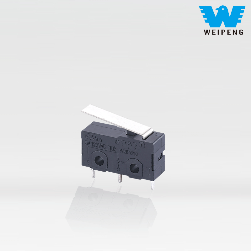 Weipeng 3-Pin 5A 25t125 Athraigh Micrimhilseogra Shank Díreach le haghaidh Meaisín Espresso